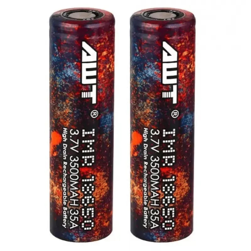 AWT 18650 3500MAH Batteries- 2 Pack AWT