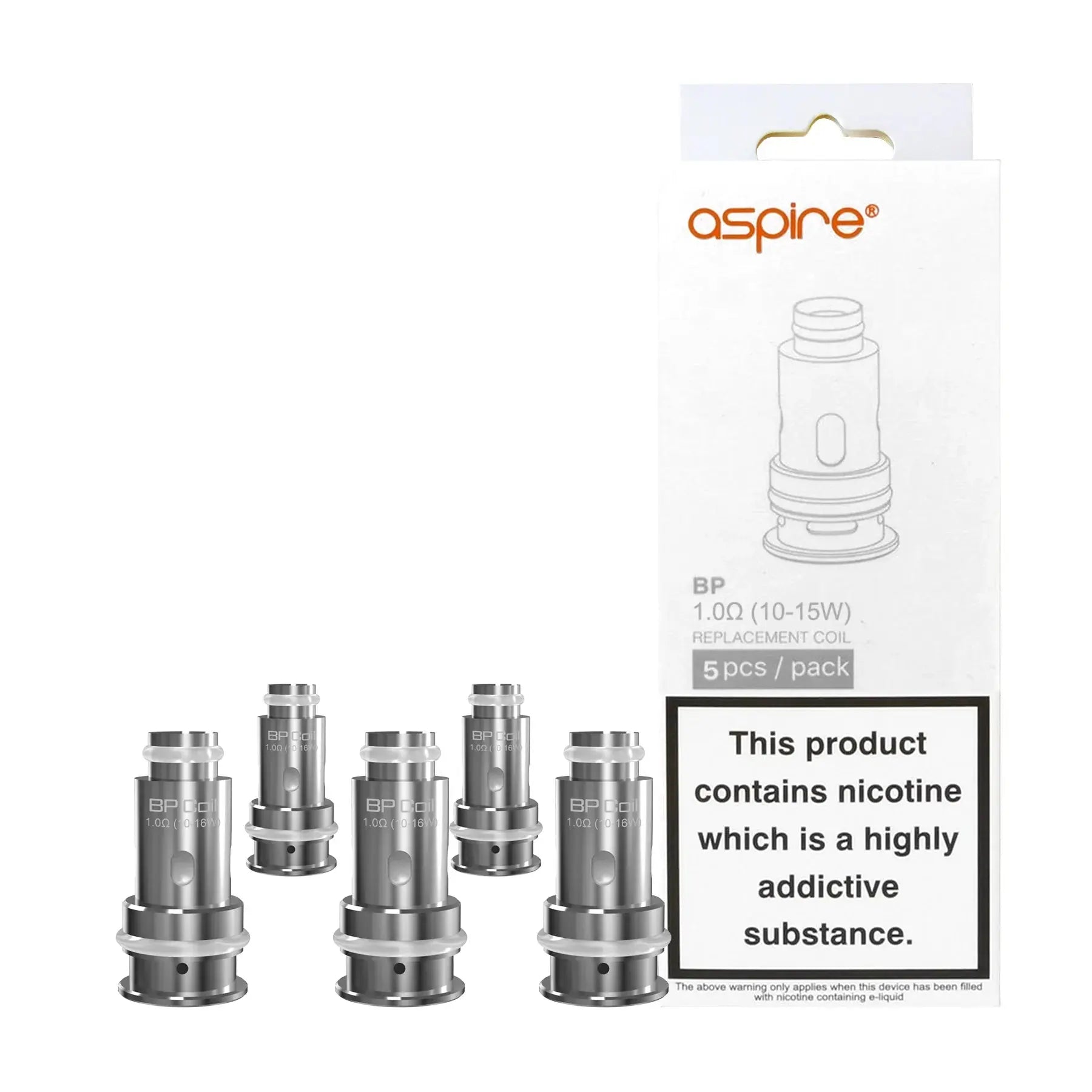 ASPIRE UK BP REPLACEMENT COILS - PACK OF 5 Aspire