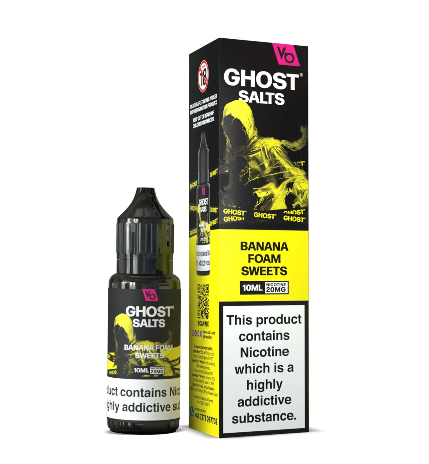Banana Foam Sweets Ghost Salts By Ghost Salts