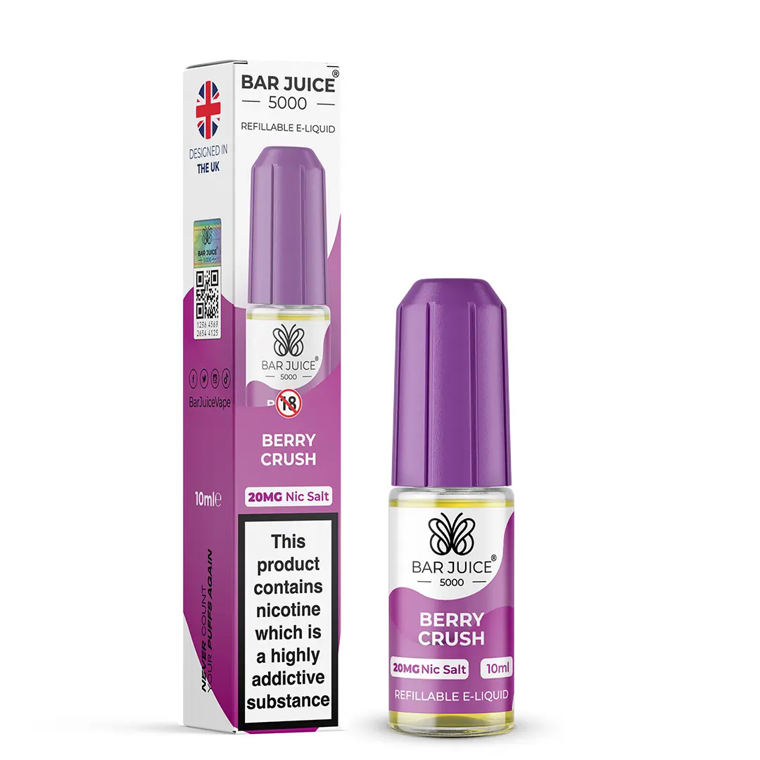 Berry Crush Bar Juice 5000 Nic Salts Bar Juice