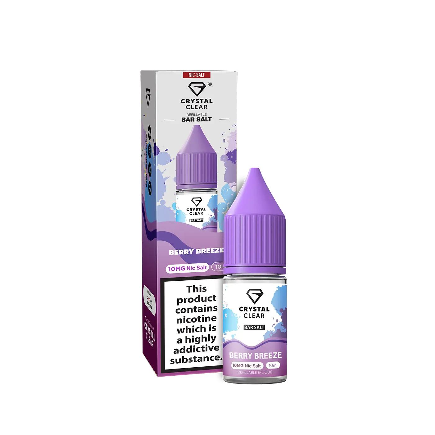 Berry Breeze Crystal Clear - Bar Nic Salts Crystal Clear