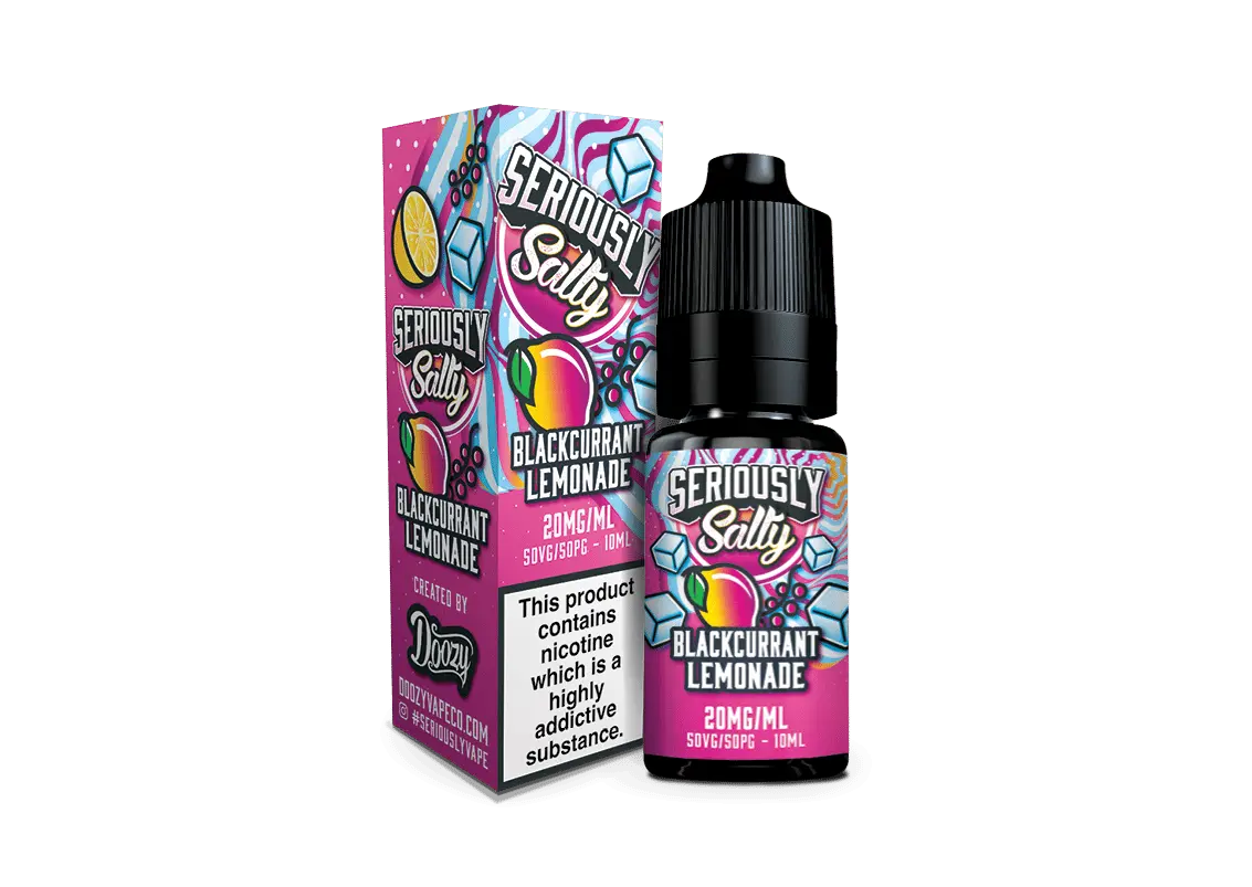 Blackcurrant Lemonade Doozy Seriously Salty Nic Salts Doozy