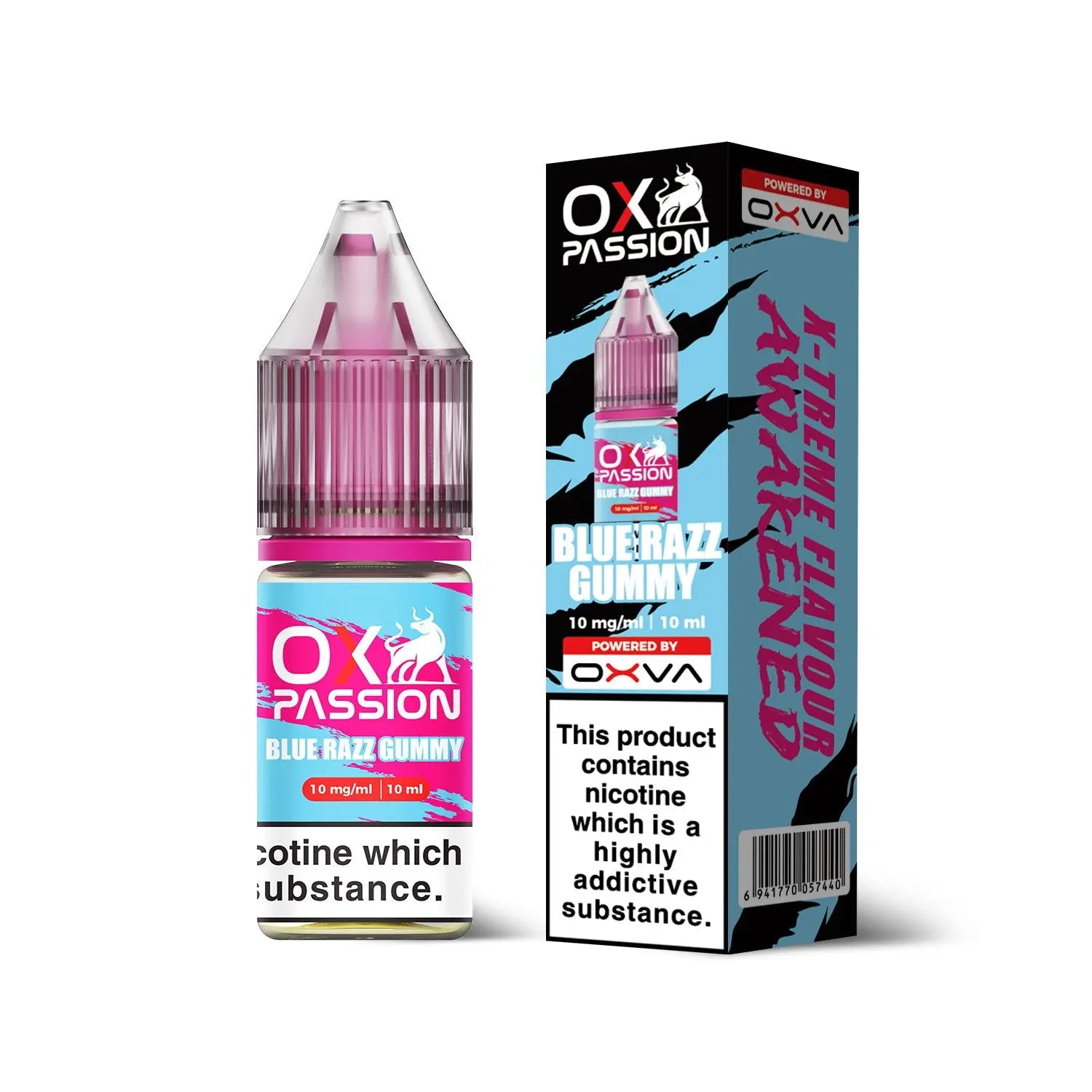 Blue Razz Gummy Ox Passion Nic Salts By OXVA OX PASSION