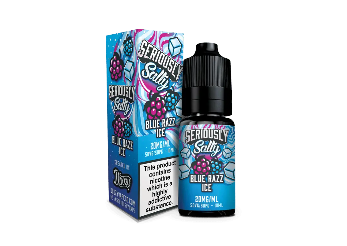 Blue Razz Ice Doozy Seriously Salty Nic Salts Doozy