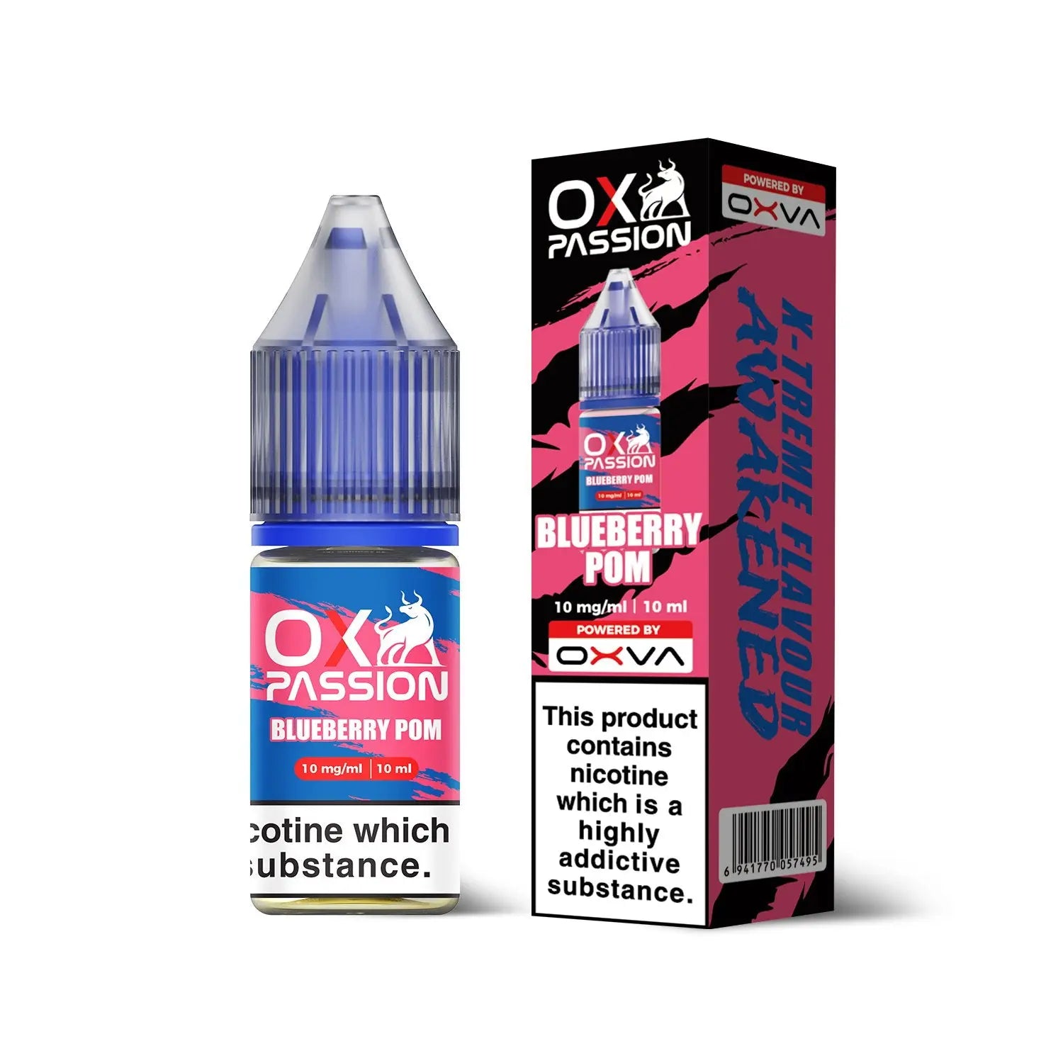 Blueberry Pom Ox Passion Nic Salts By OXVA OX PASSION