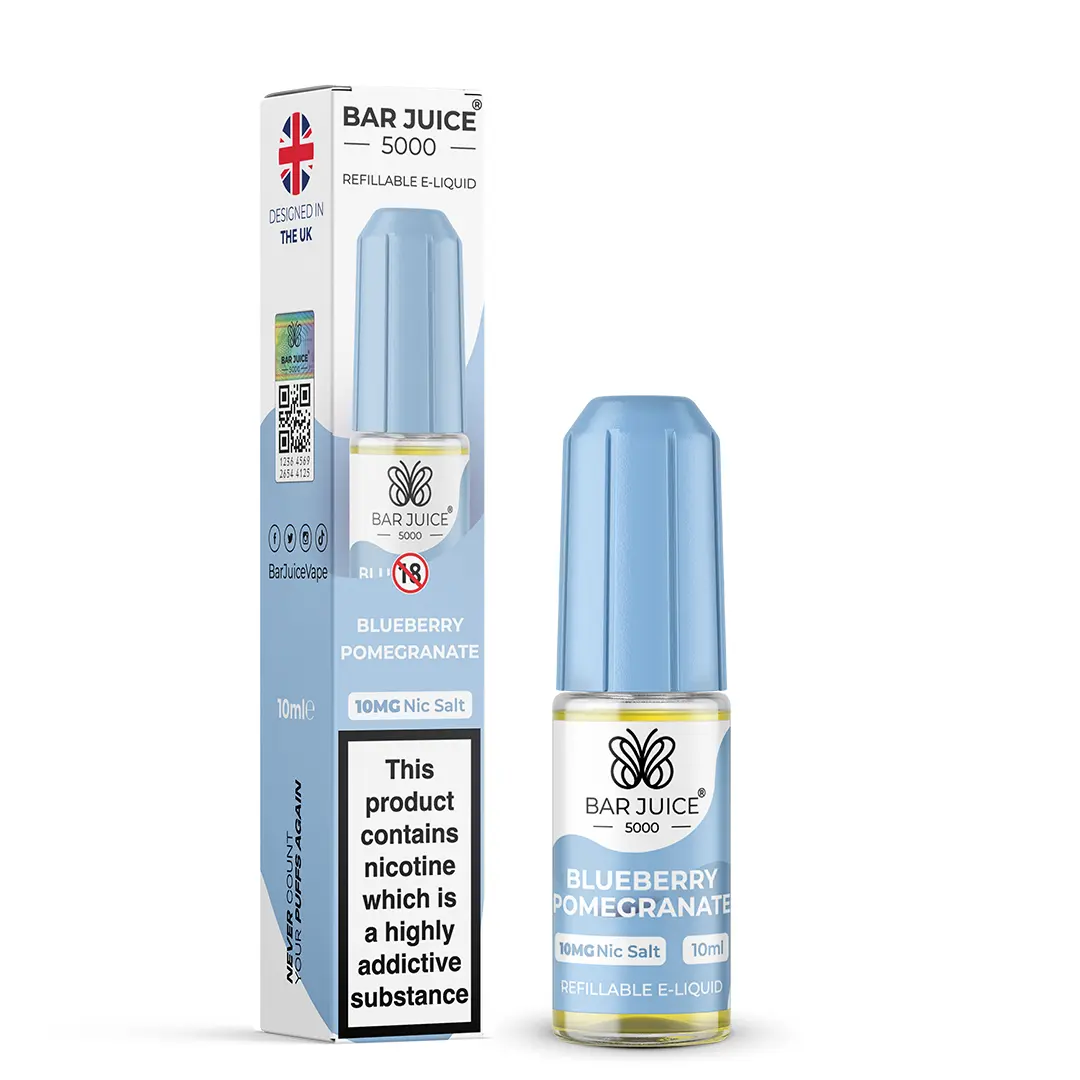 Blueberry Pomegranate Bar Juice 5000 Nic Salts Bar Juice