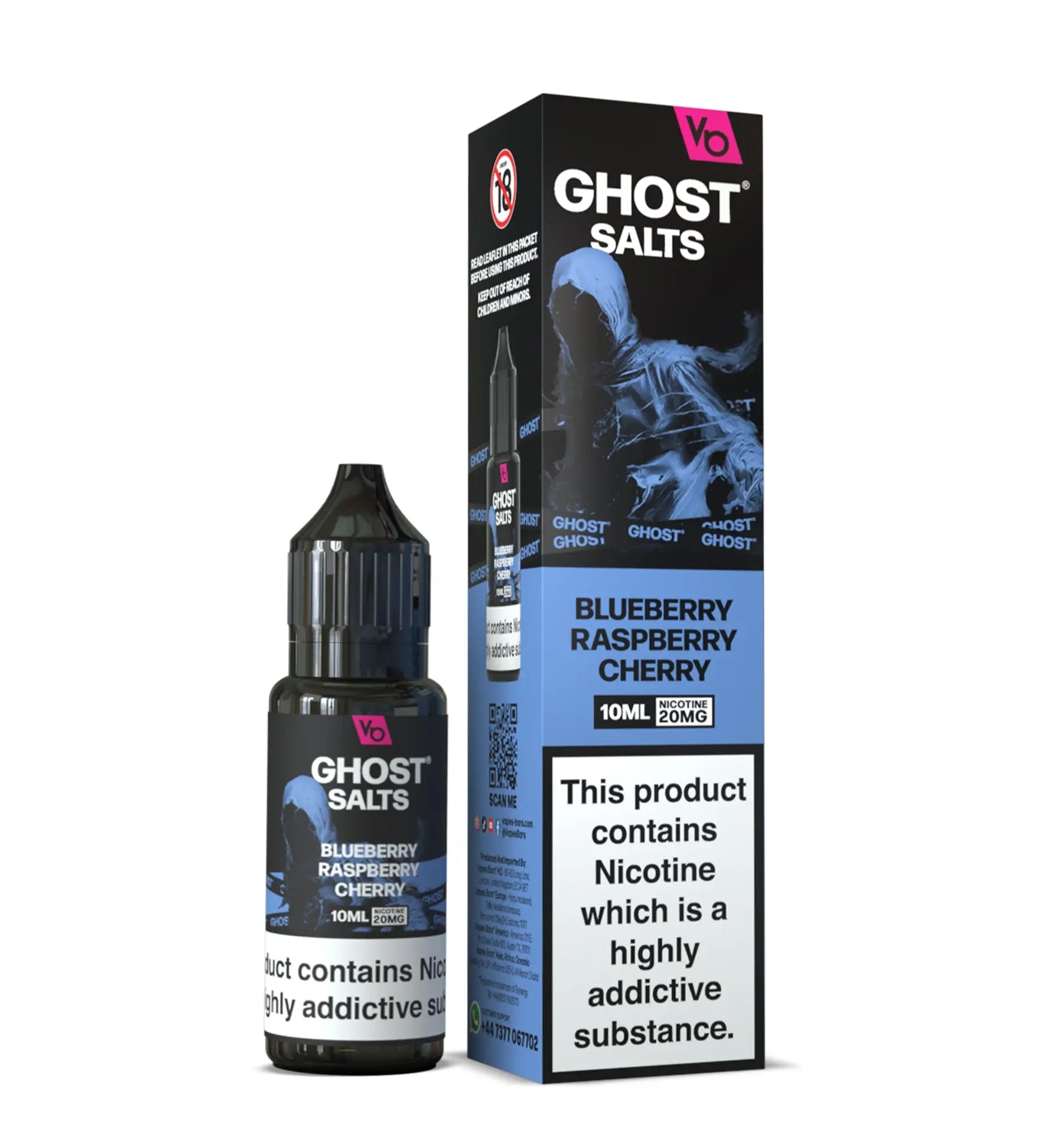 Blueberry Raspberry Cherry Ghost Salts Nic Salts Ghost Salts