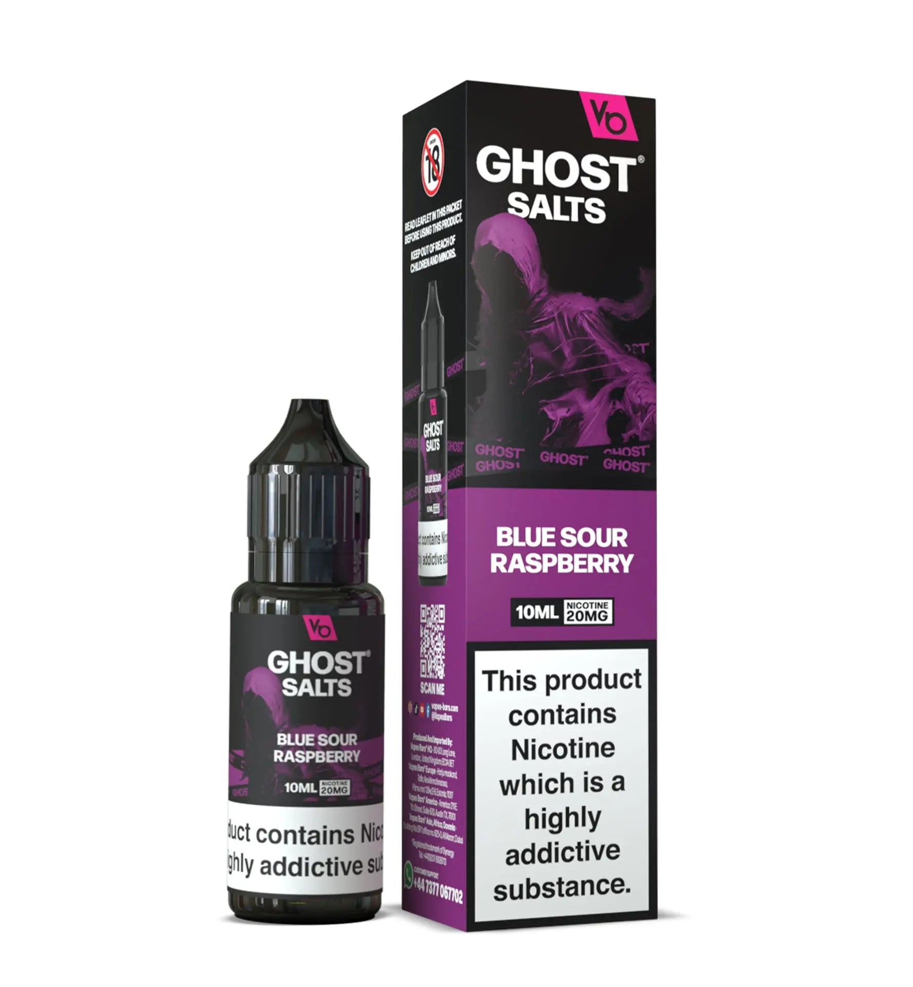 Blue Sour Raspberry Ghost Salts Nic Salts Ghost Salts