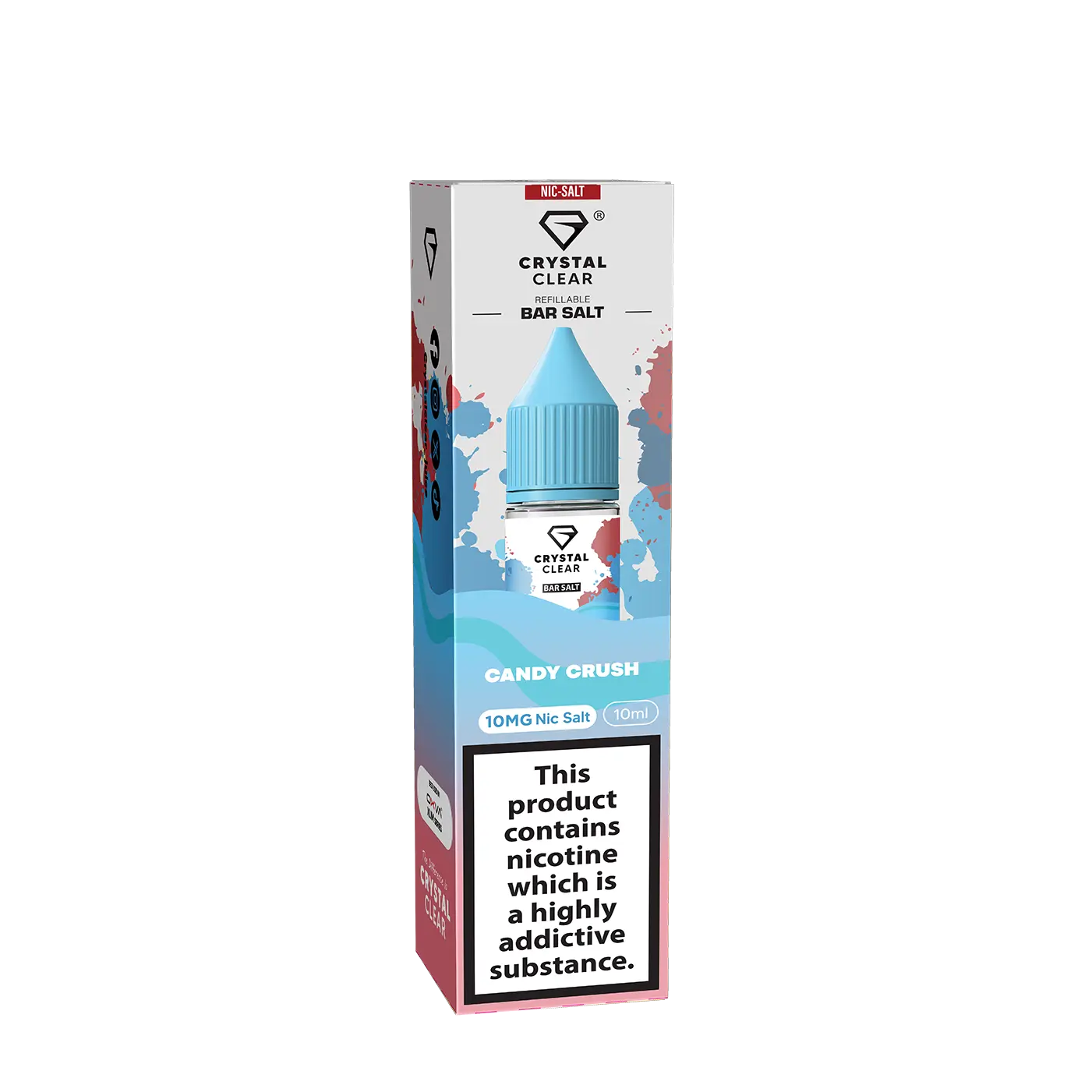 Candy Crush Crystal Clear - Bar Nic Salts Crystal Clear