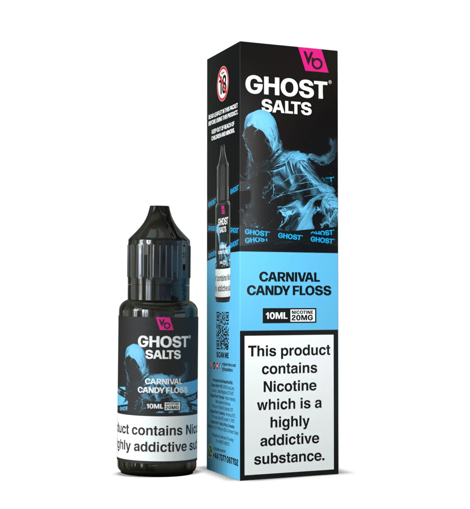 Carnival Candy Floss Ghost Salts Nic Salts Ghost Salts