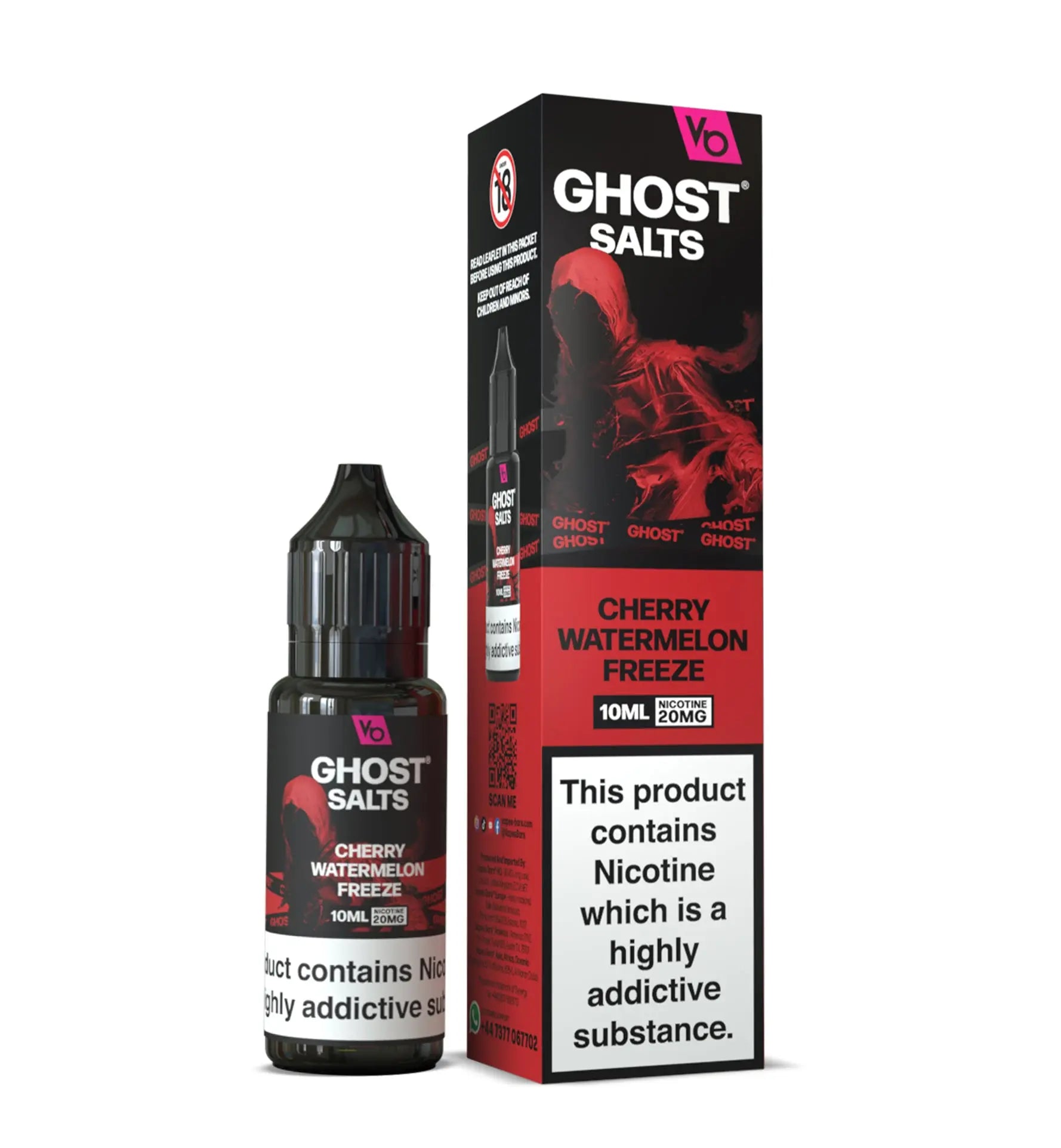Cherry Watermelon Freeze Ghost Salts Nic Salts Ghost Salts
