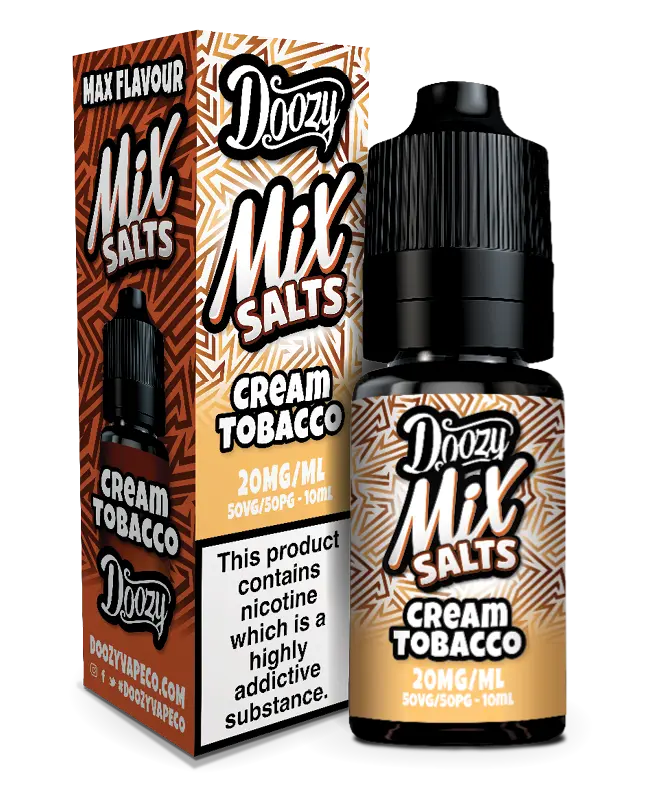 Cream Tobbaco Doozy Mix Salts Doozy