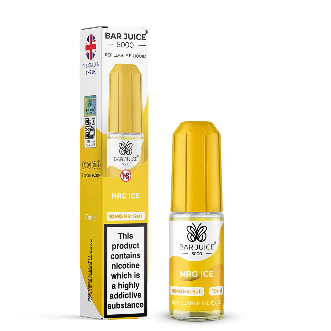 Energy Ice Bar Juice 5000 Nic Salts Bar Juice