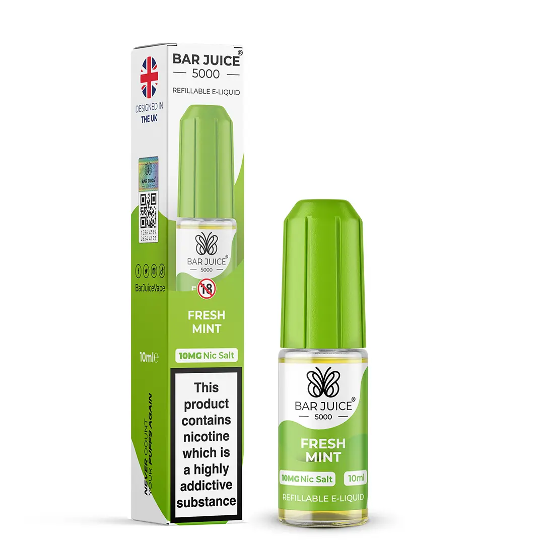 Fresh Mint Bar Juice 5000 Nic Salts Bar Juice