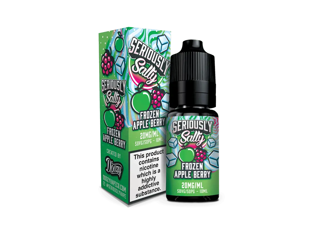 Frozen Apple Berry Doozy Seriously Salty Nic Salts Doozy