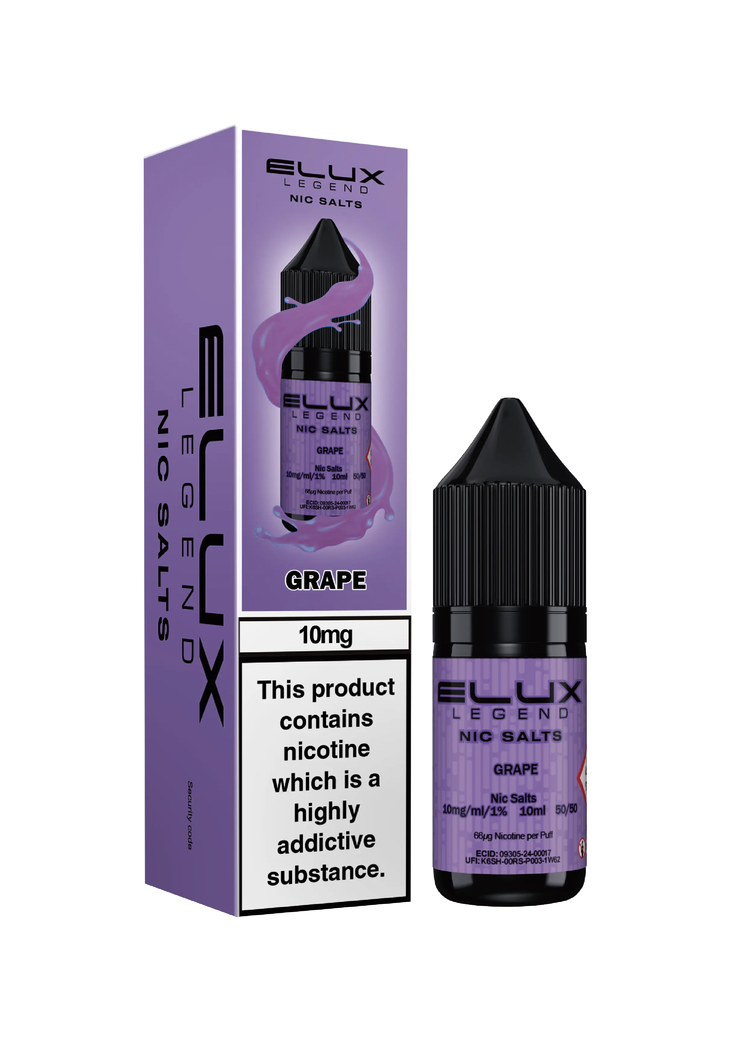 Grape ELUX Legend Nic Salts Elux