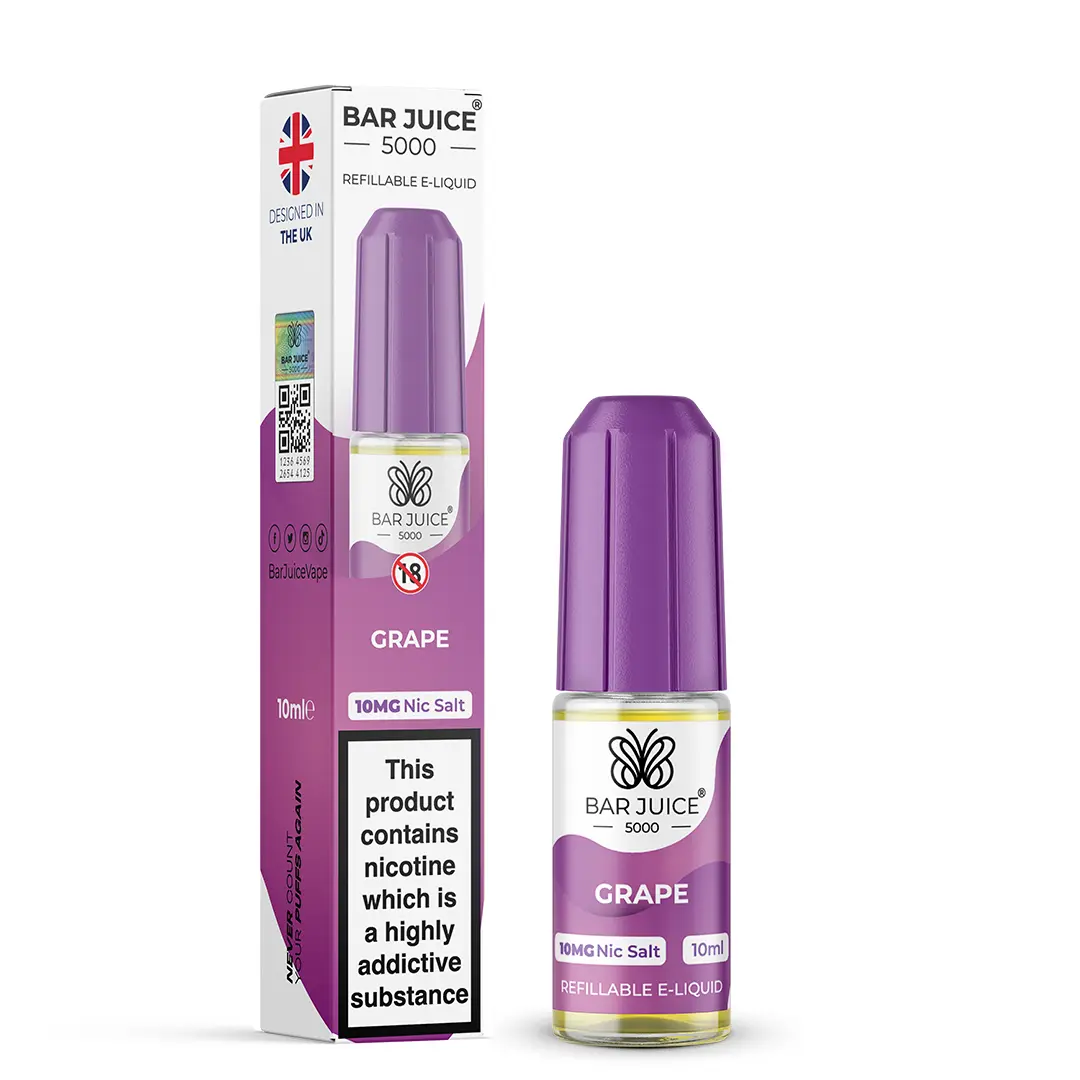 Grape Bar Juice 5000 Nic Salts Bar Juice