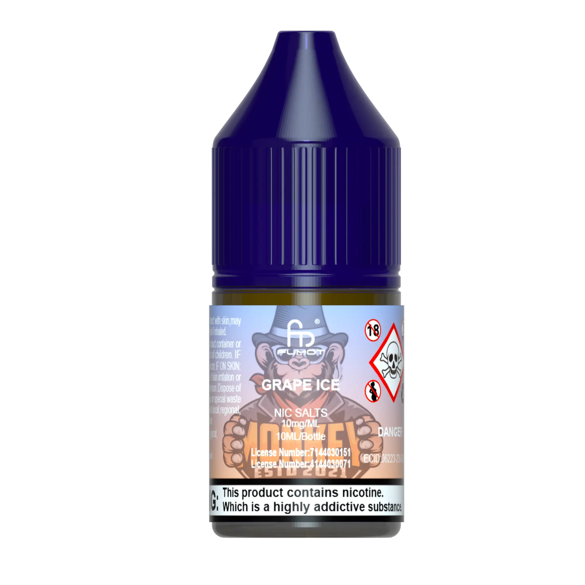 Grape Ice R and M Nic Salts - Fumot R&M