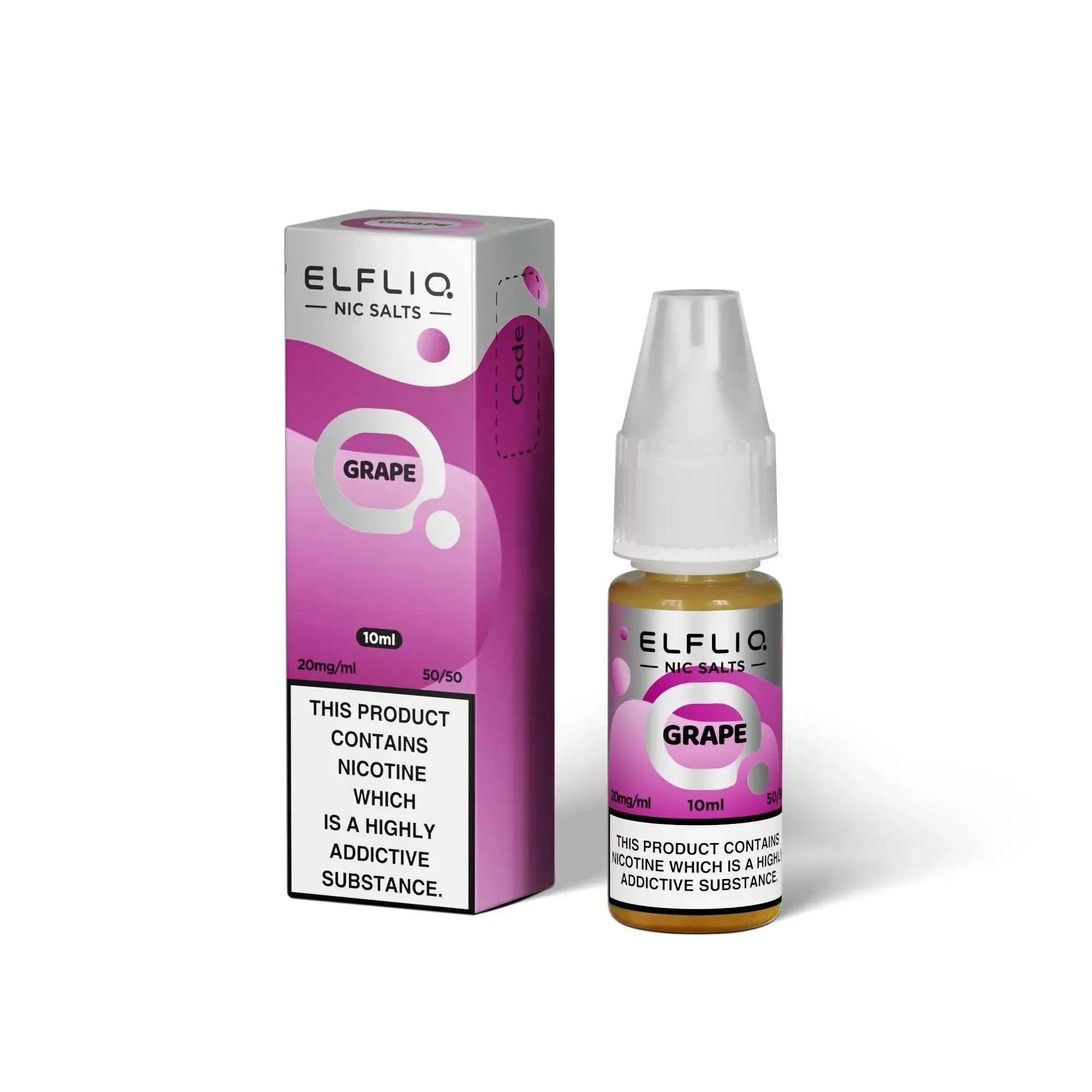 Grape Elf Bar ELFLIQ - Nic Salts Elfliq