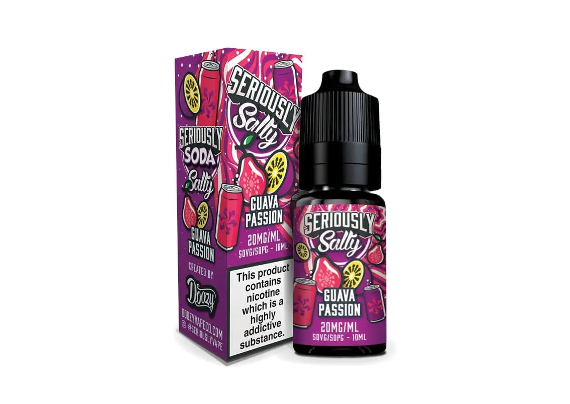 Guava Passion Doozy Seriously Salty Nic Salts Doozy