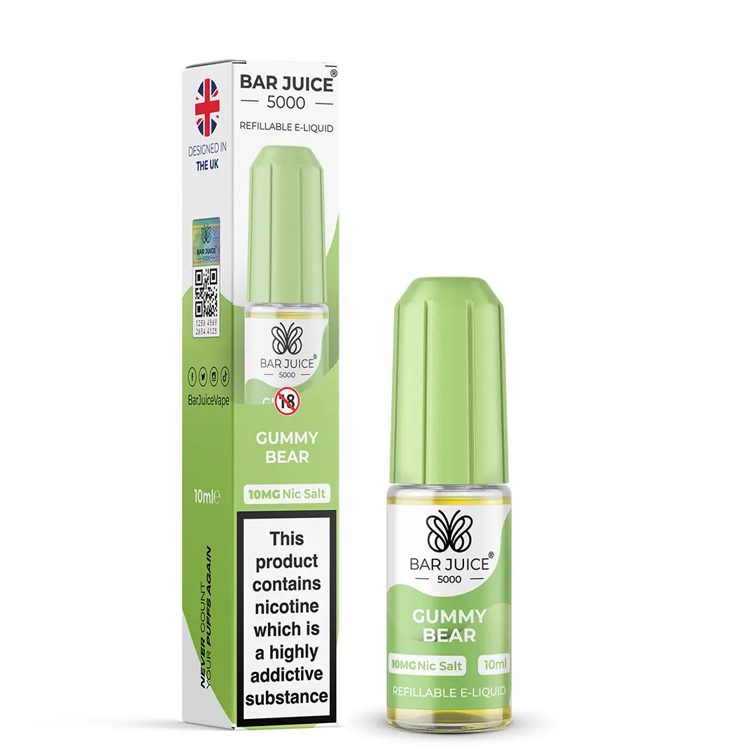 Gummy Bear Bar Juice 5000 Nic Salts Bar Juice