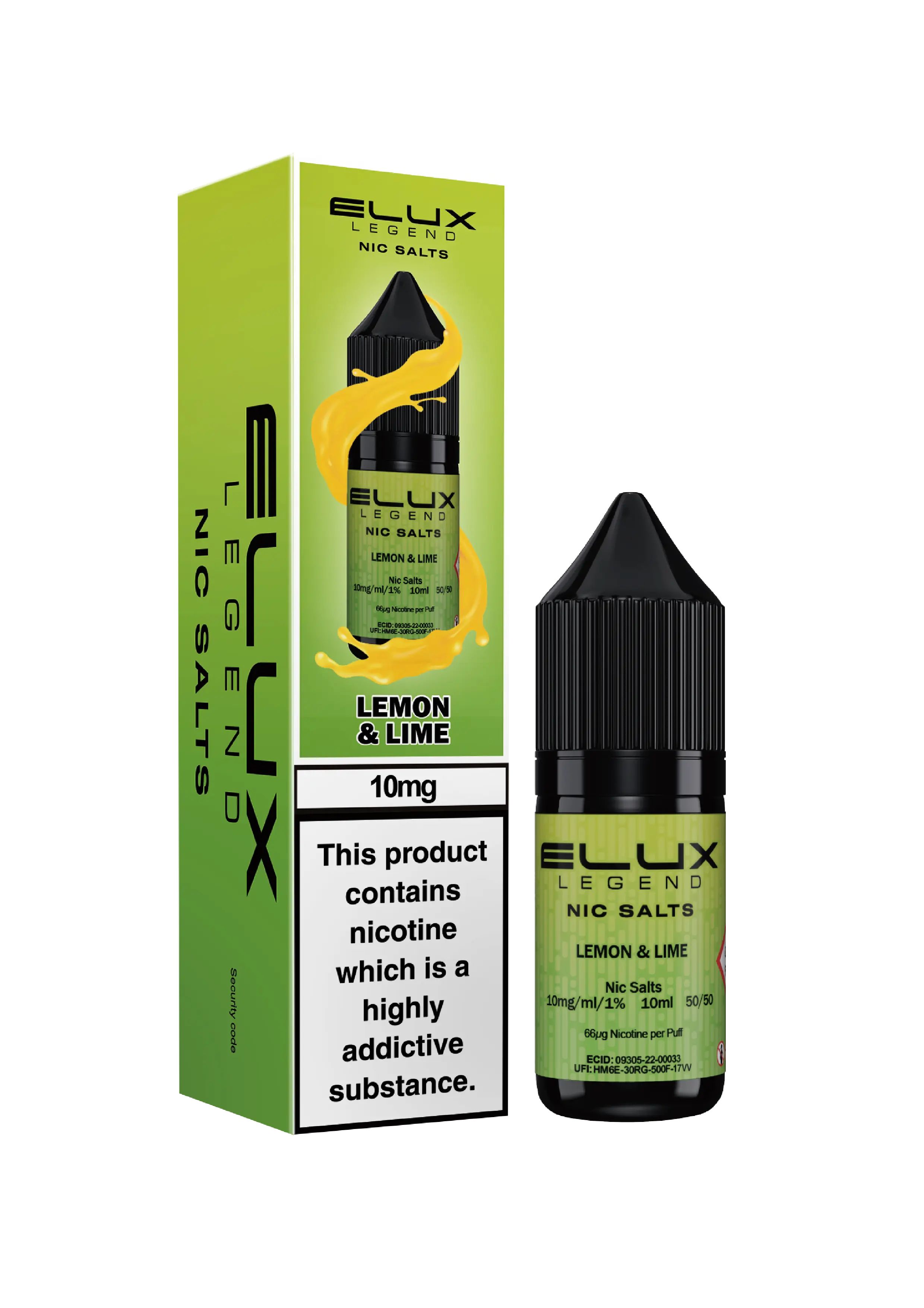 Lemon Lime ELUX Legend Nic Salts Elux