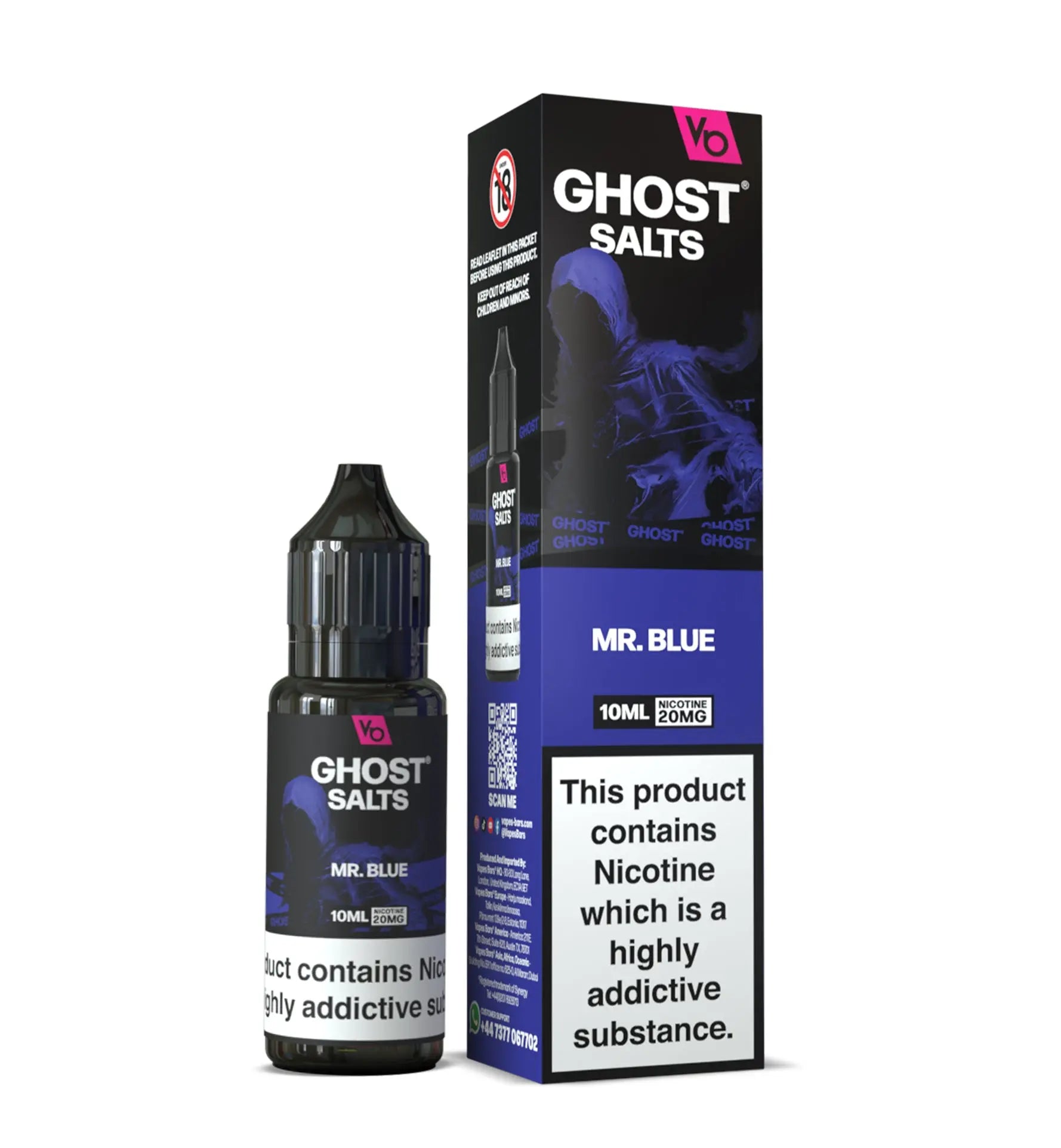 Mr Blue Ghost Salts Nic Salts Ghost Salts