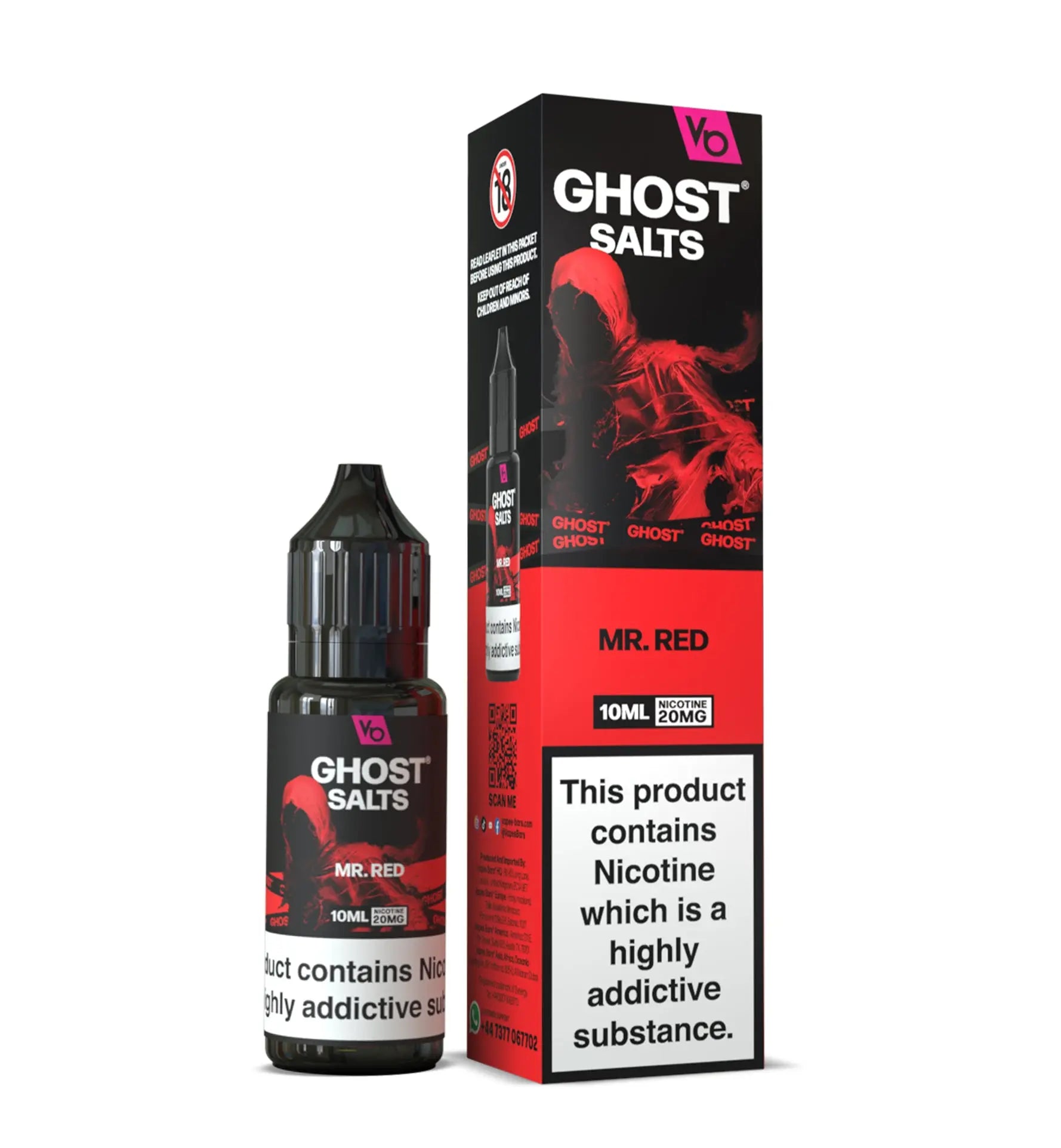 Mr Red 2 Ghost Salts Nic Salts Ghost Salts