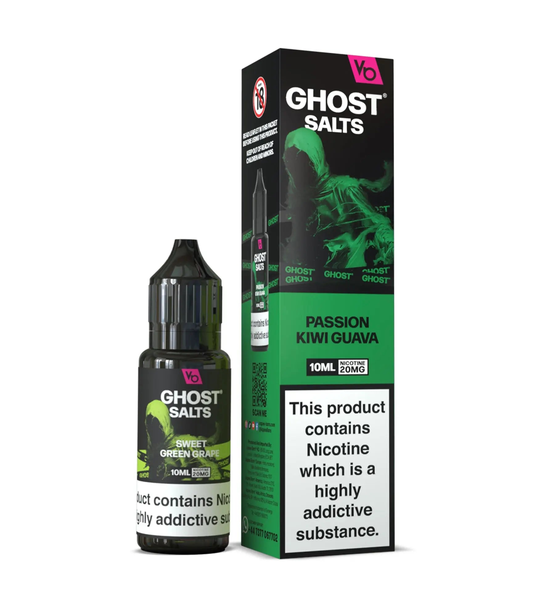 Passion Kiwi Guava Ghost Salts Nic Salts Ghost Salts