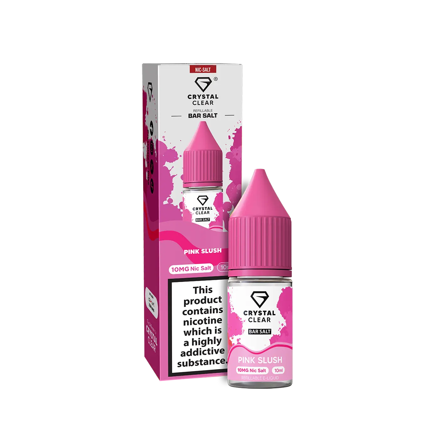 Pink Slush Crystal Clear - Bar Nic Salts Crystal Clear