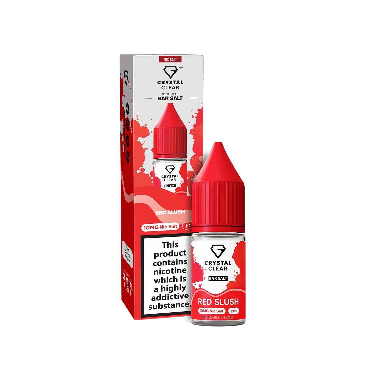 Red Slush Crystal Clear - Bar Nic Salts Crystal Clear