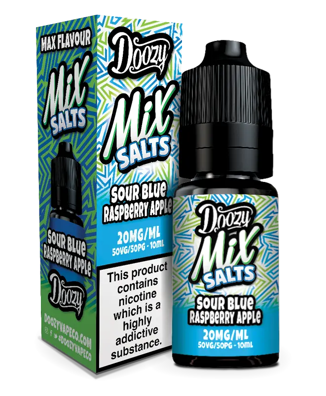 Sour Blue Raspberry Apple Doozy Mix Salts Doozy