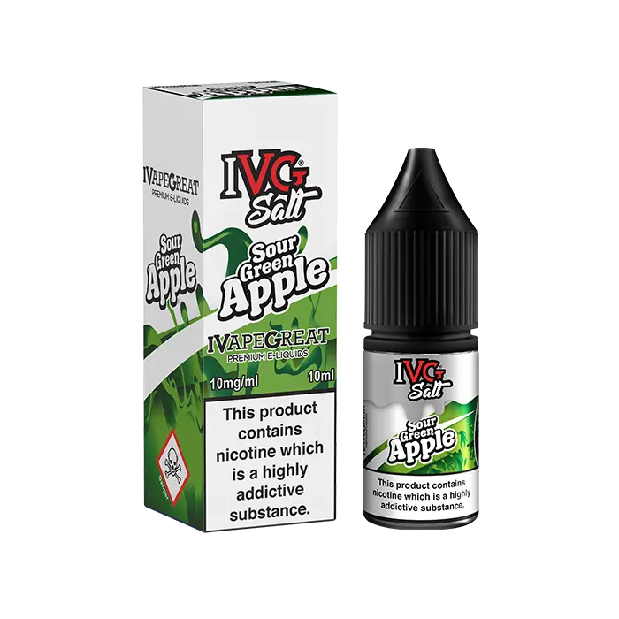 Sour Green Apple IVG Nic Salts IVG