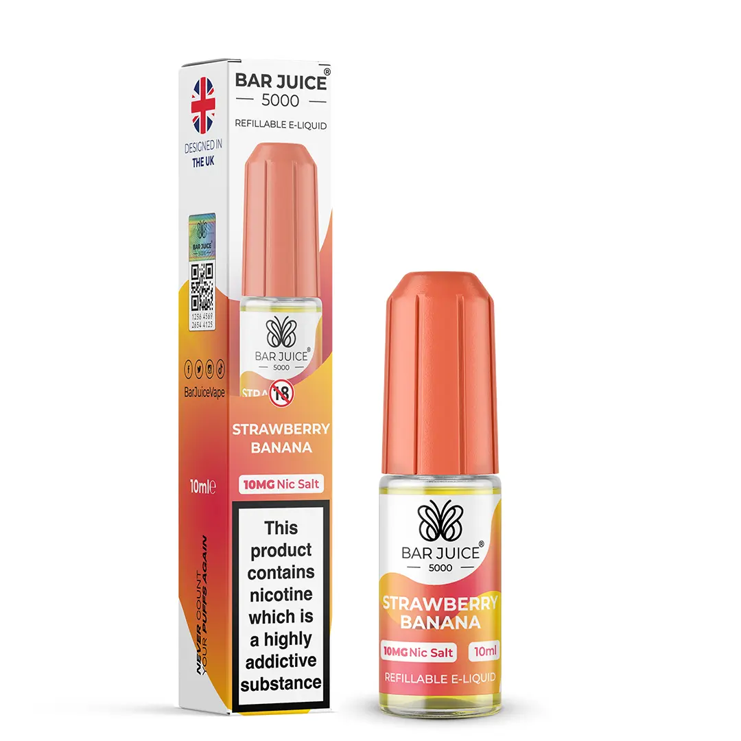 Strawberry Banana Bar Juice 5000 Nic Salts Bar Juice