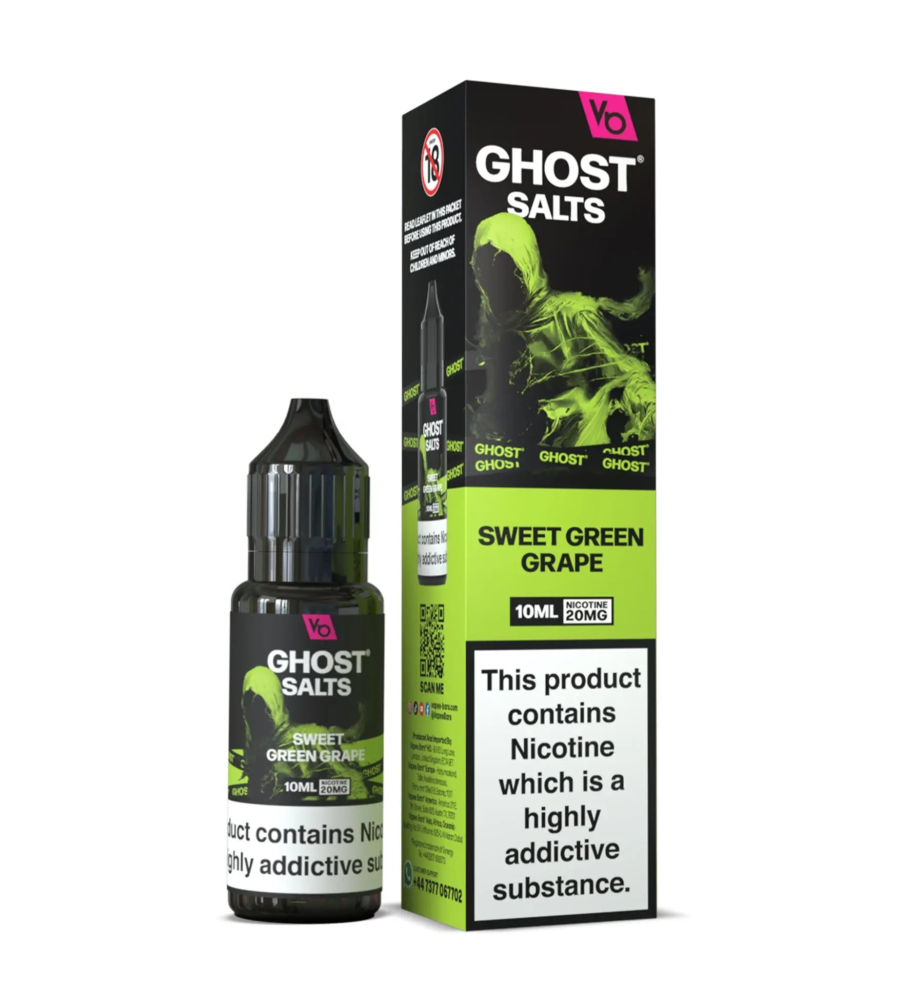 Sweet Green Grape Ghost Salts Nic Salts Ghost Salts