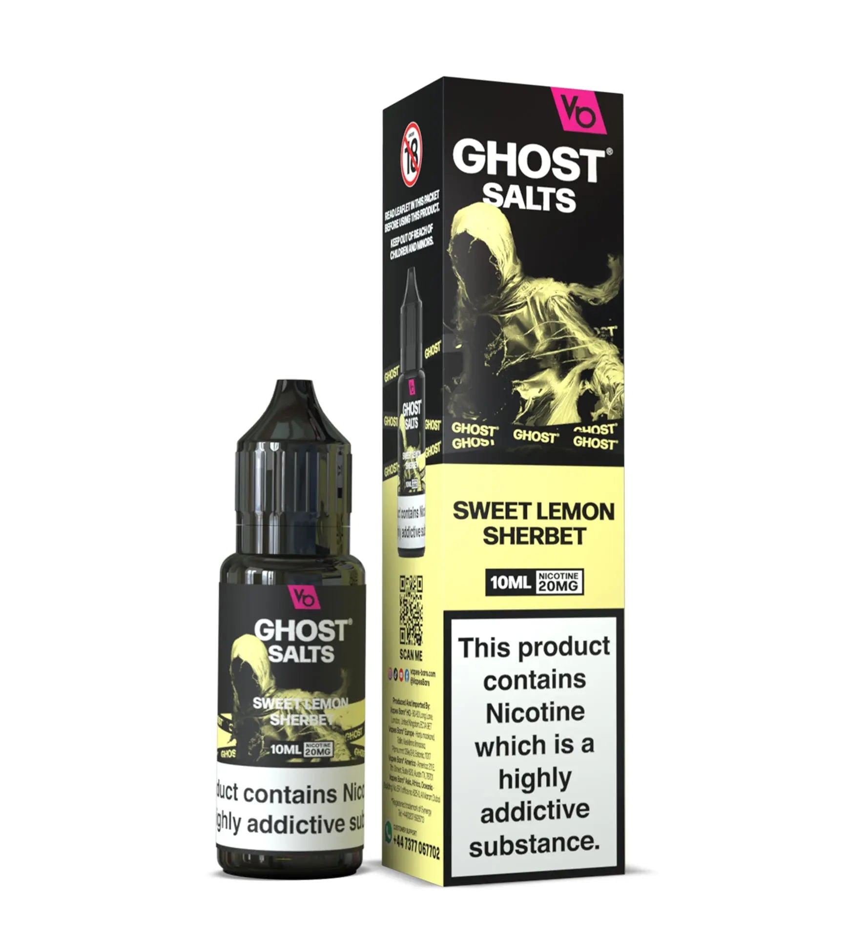 Sweet Lemon Sherbet Ghost Salts Nic Salts Ghost Salts
