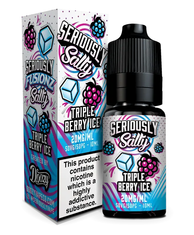 Triple Berry Ice Seriously Fusionz Nic salts Doozy