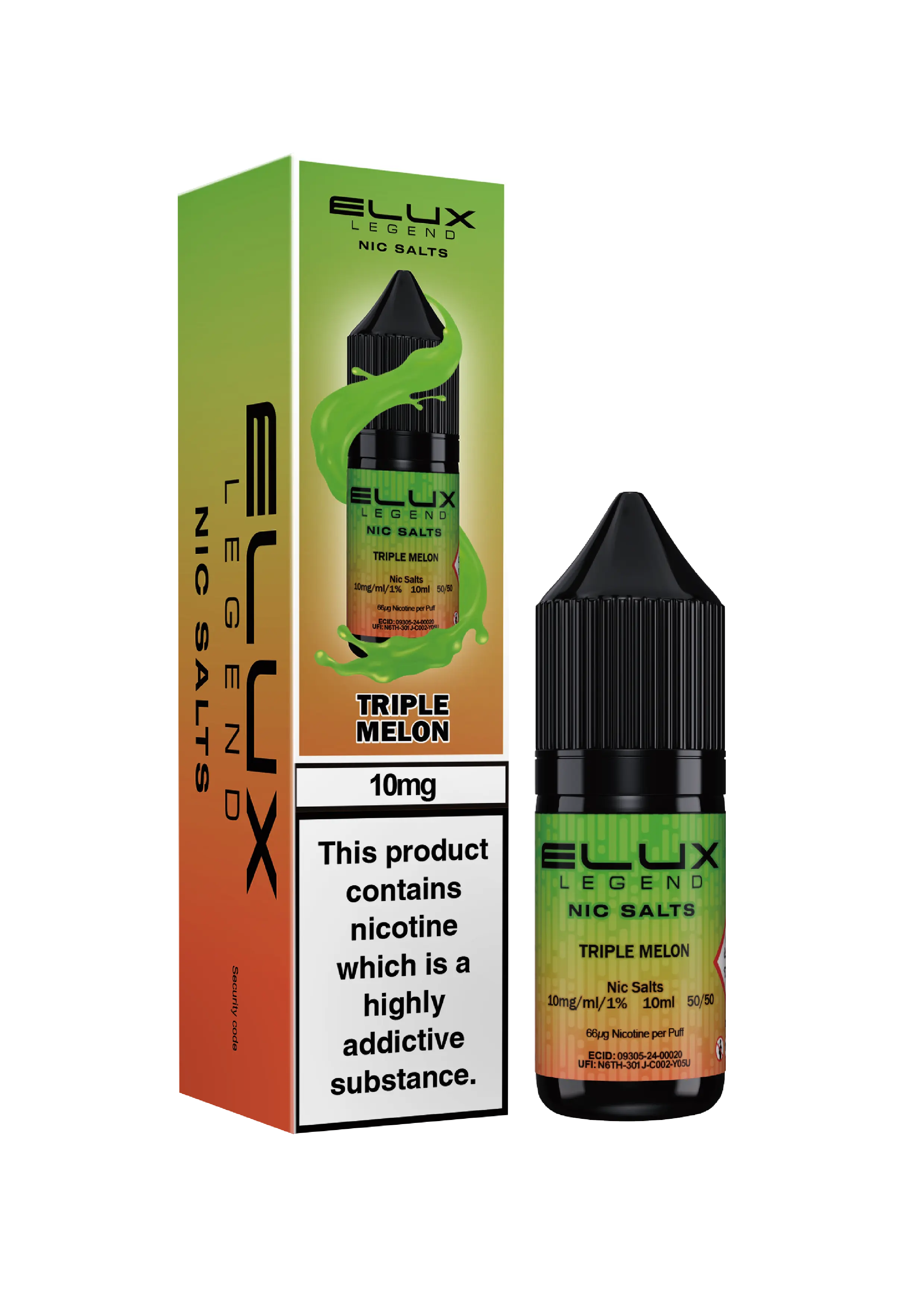 Triple Melon ELUX Legend Nic Salts Elux