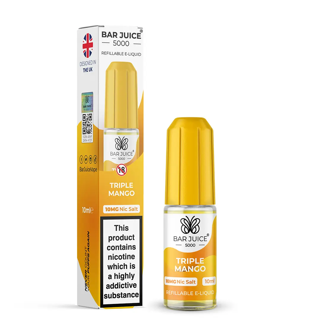 Triple Mango Bar Juice 5000 Nic Salts Bar Juice
