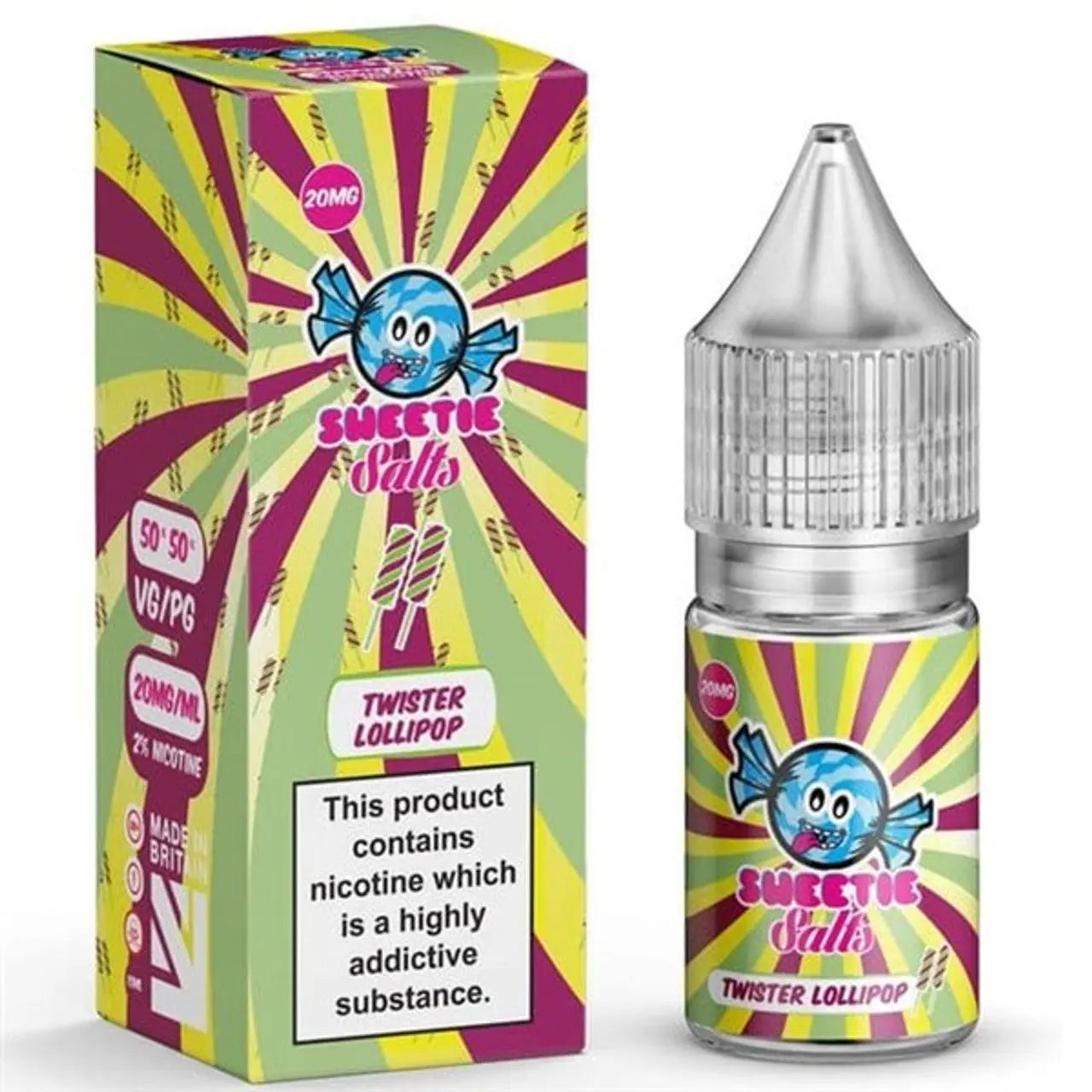 Twister Lollipop By Slushie Nic Salts Slushie Salts