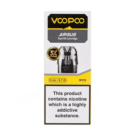 VooPoo Argus Top Fill Replacement Pods - 3 x Pods VooPoo