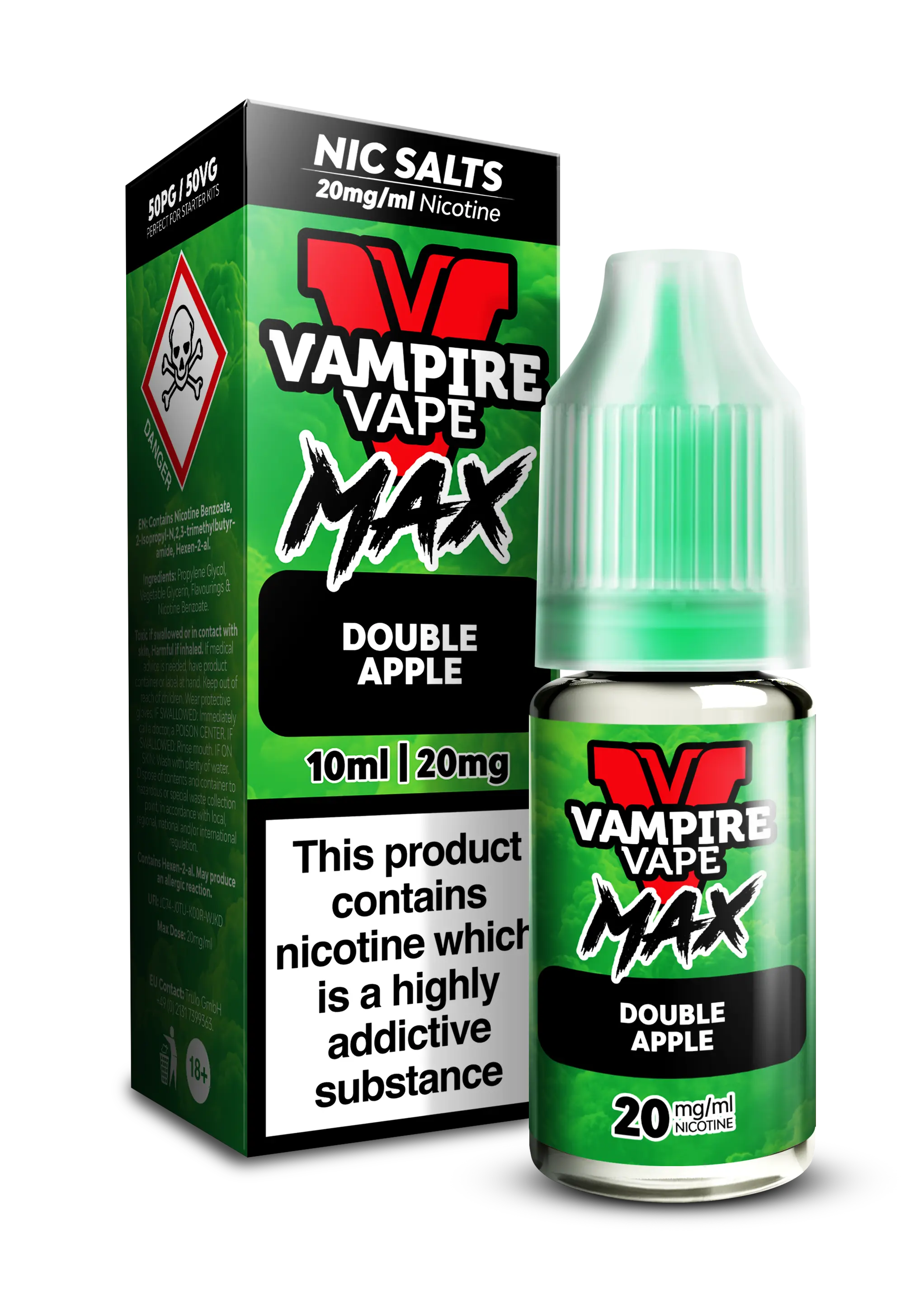 Double Apple By Vampire Vape Max Nic Salt Vampire Vape