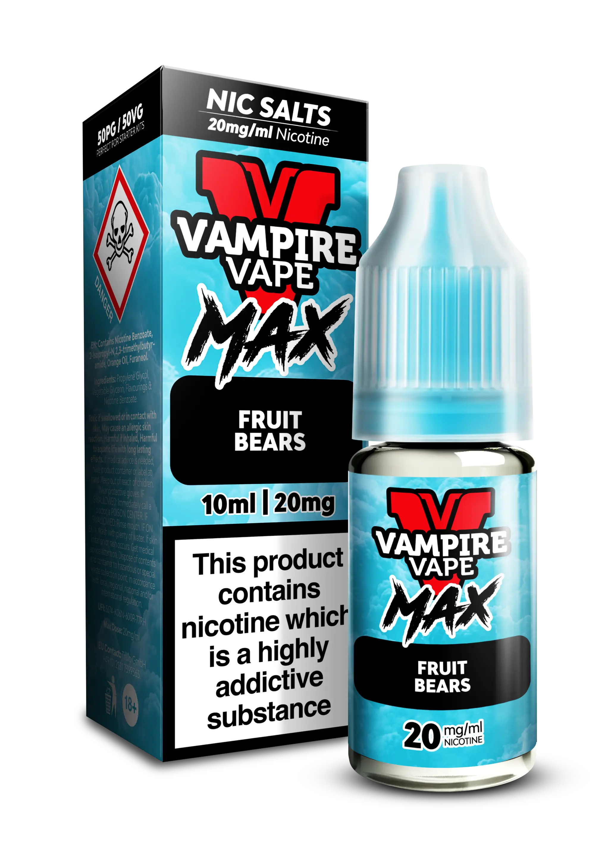 Fruit Bears By Vampire Vape Max Nic Salt Choppa Vapes