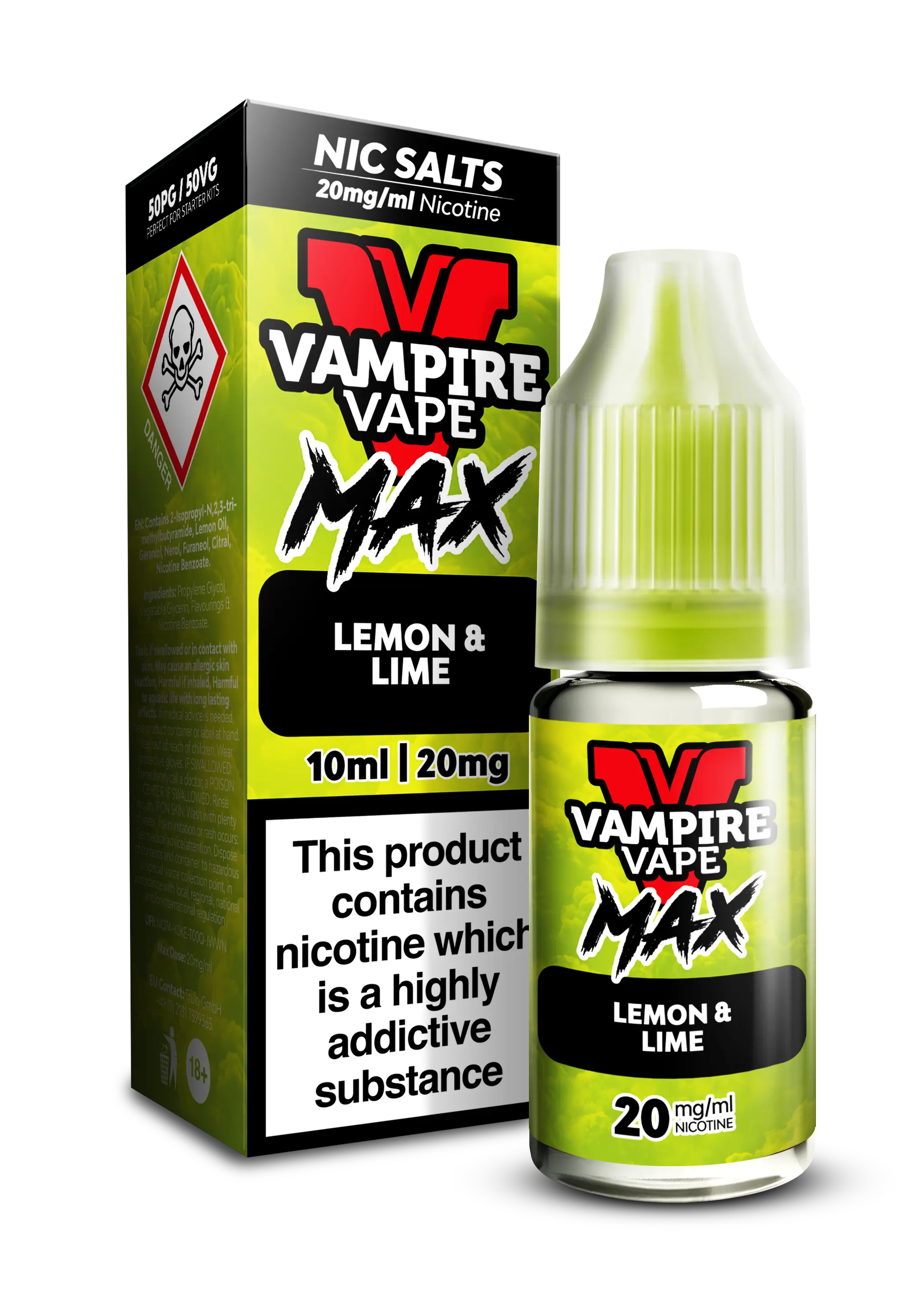 Lemon Lime By Vampire Vape Max Nic Salt Vampire Vape