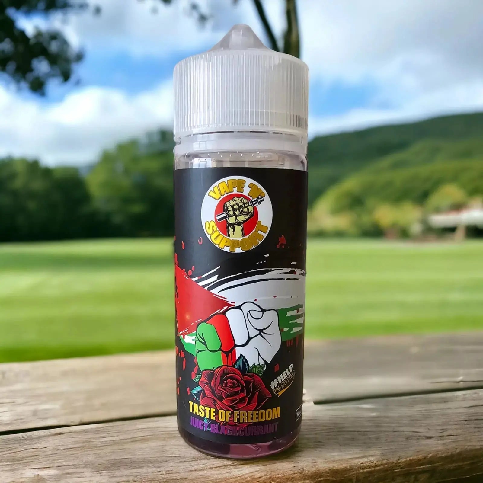 Vape N Support - Juicy Blackcurrant 100ml Choppa Vapes