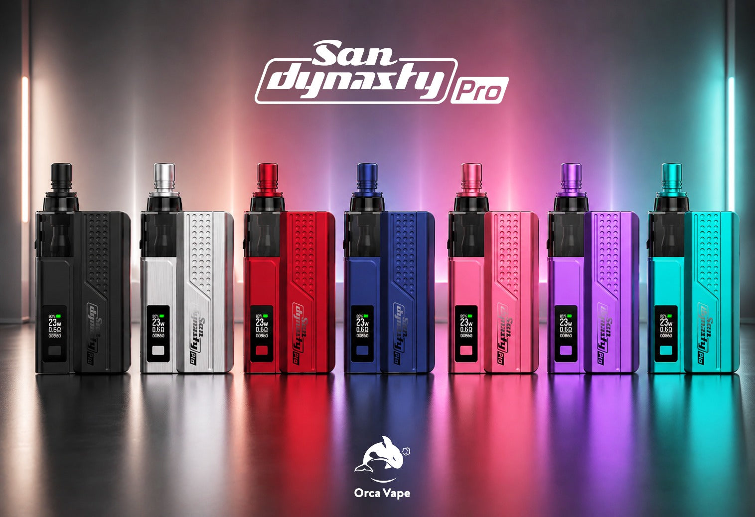 San Dynasty Pro Pod Kit by Orca Vape x Gerobak Vapor Orca Vape X Gerobak
