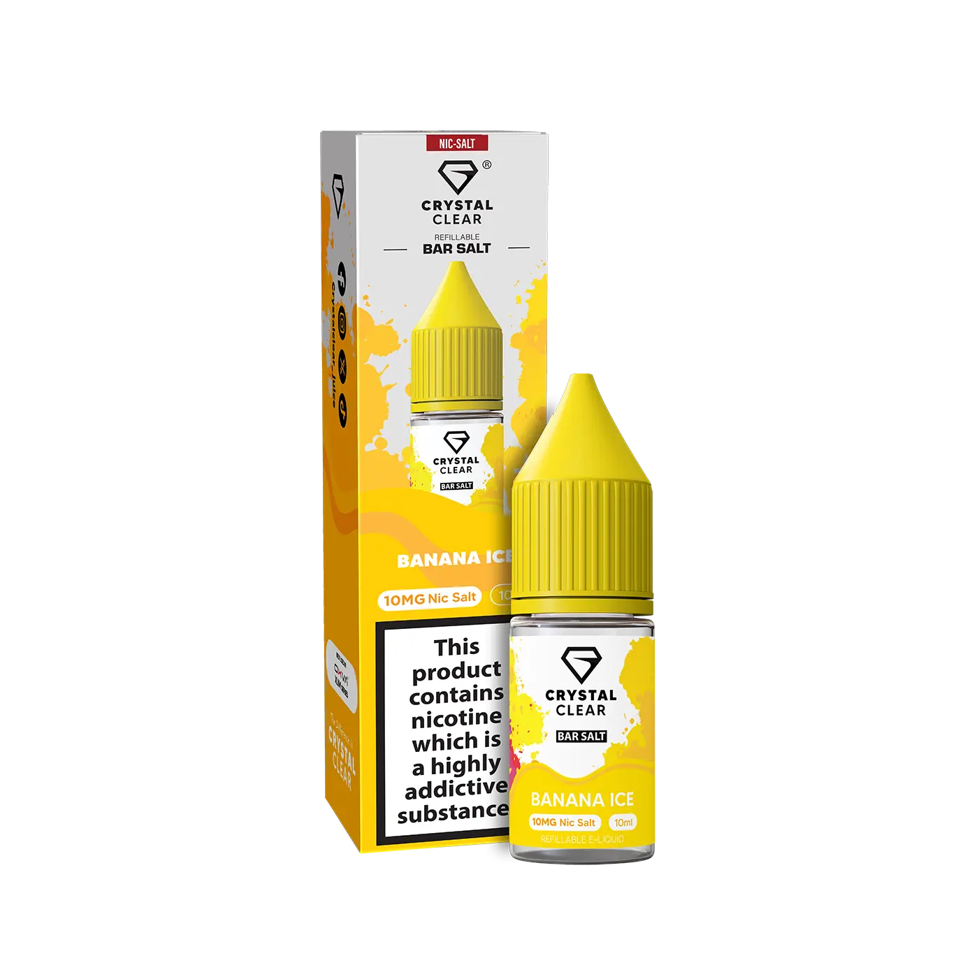 Banana Ice Crystal Clear - Bar Nic Salts Crystal Clear