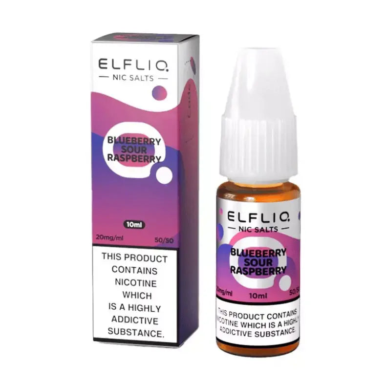 Blueberry Sour Raspberry Elf Bar ELFLIQ - Nic Salts Elfliq