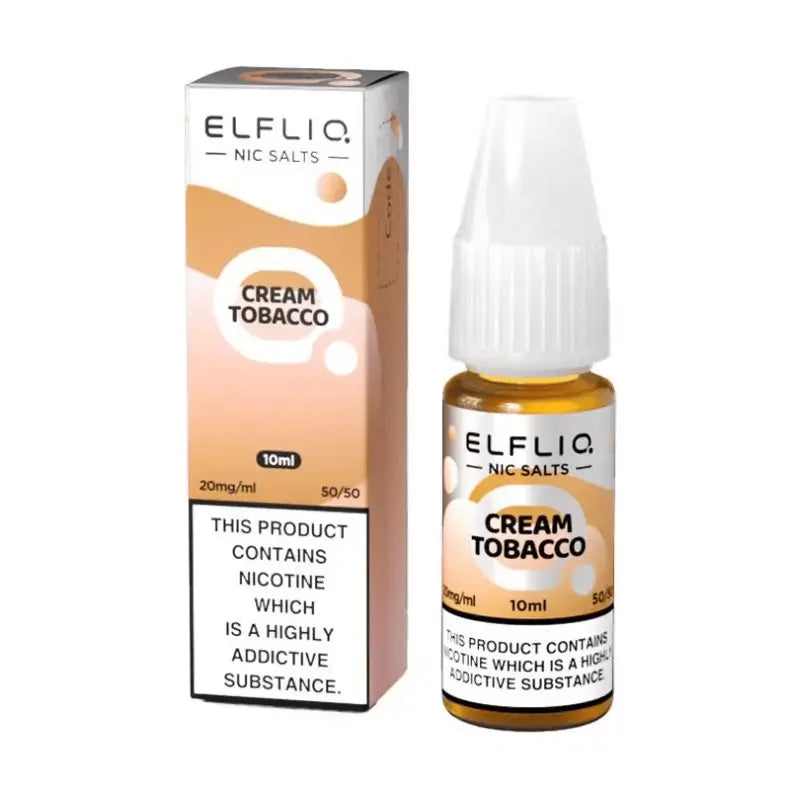 Cream Tobbaco Elf Bar ELFLIQ - Nic Salts Elfliq