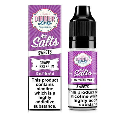 Grape Bubblegum Dinner Lady Nic Salts Dinner Lady